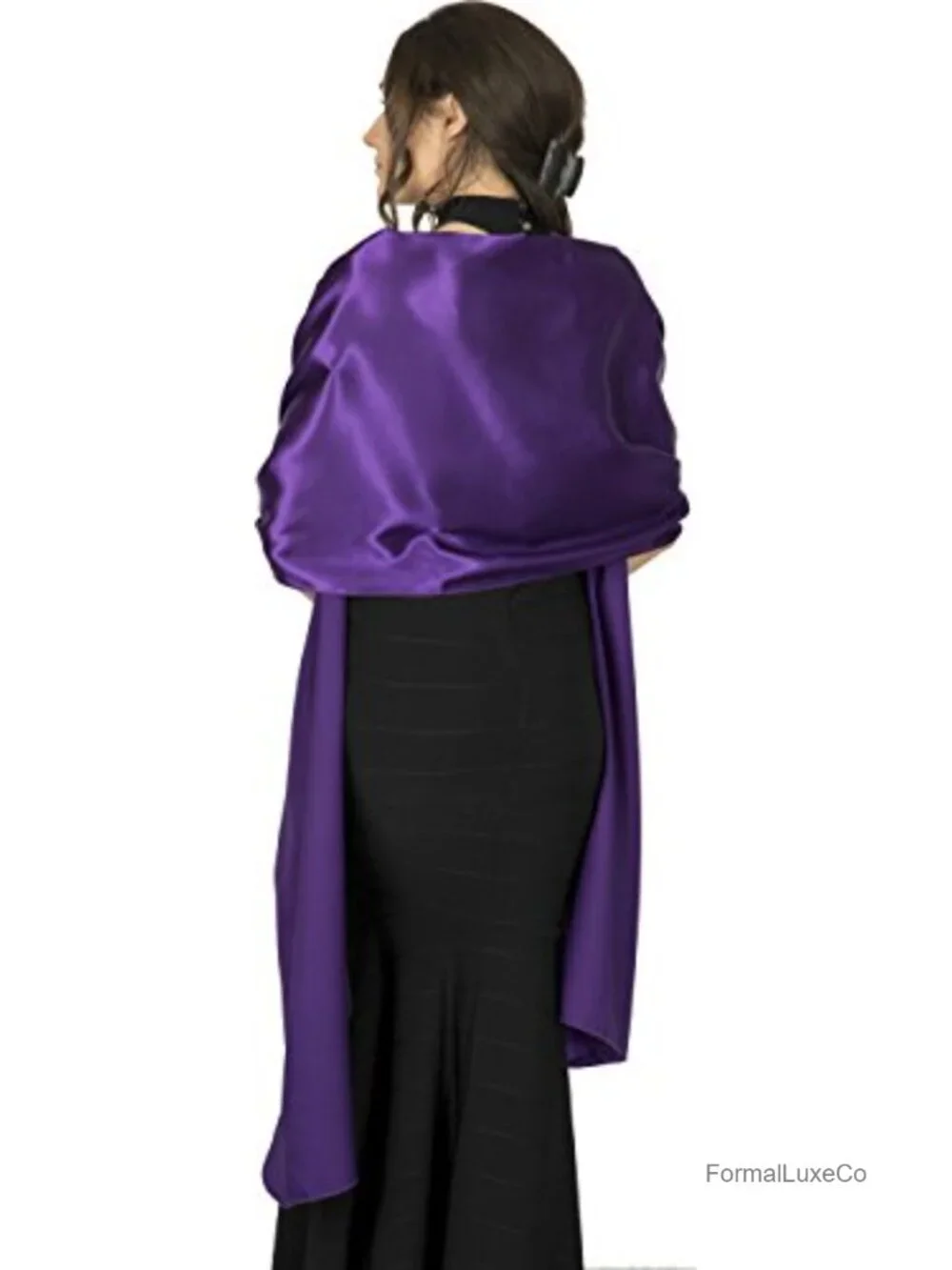 Satin Shawl Bridesmaid Wedding Wrap Scarf